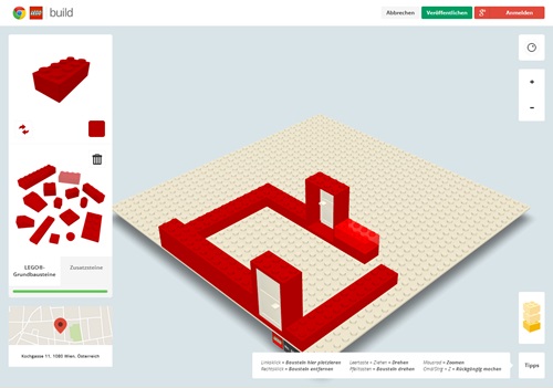 Lego im Web bauen mit dem Google Browser